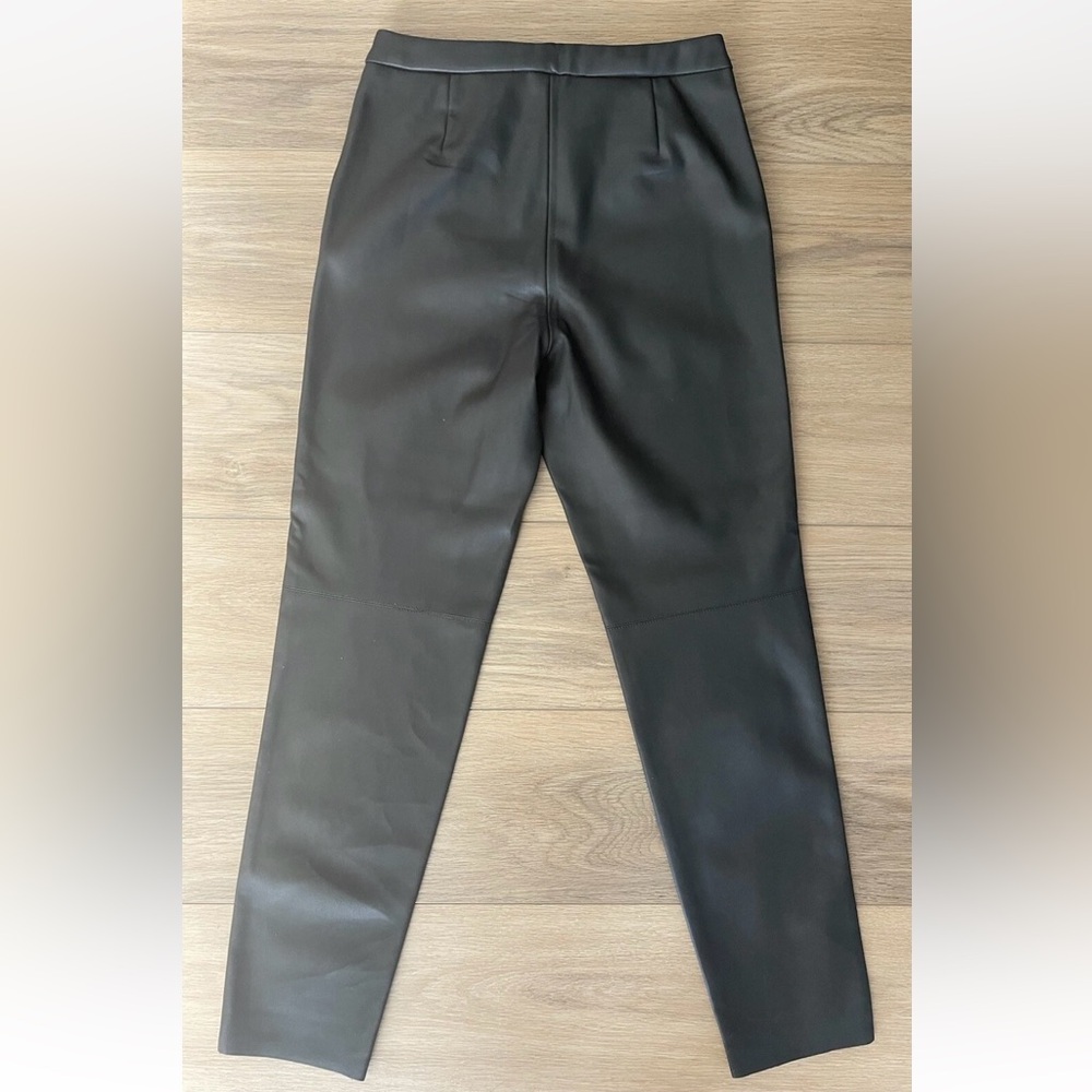 NWOT Truth Dark Green Leather Pants Size6 - Picture 5 of 7